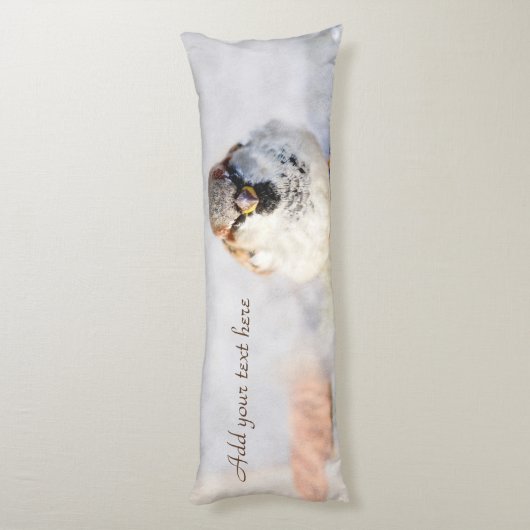 Schwerer Sparrow Seitenschläferkissen (Rückseite (Vertikal))