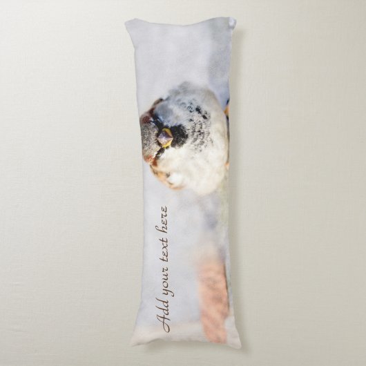 Schwerer Sparrow Seitenschläferkissen (Vorderseite Vertikal)