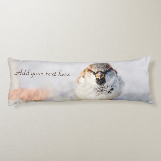 Schwerer Sparrow Seitenschläferkissen (Rückseite)