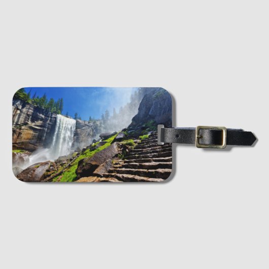 Schwerer Spray von frühlingshaftem | Yosemite Gepäckanhänger (Vorderseite (Horizontal))