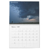 Schwerer Wetterkalender Kalender (Feb 2027)
