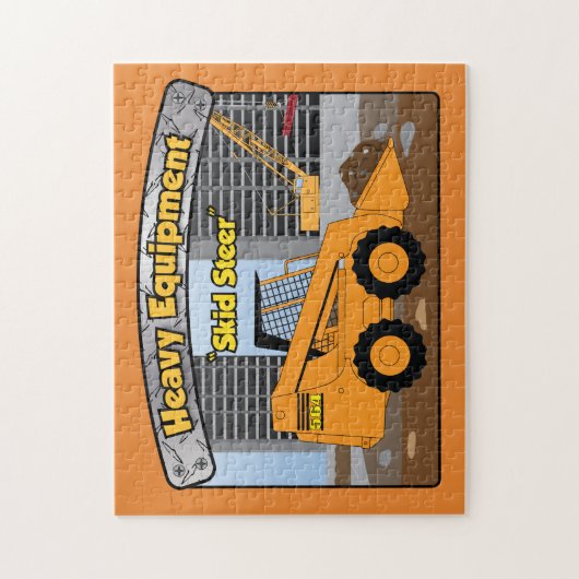 Schweres Ausrüstungs-Gleiter-Ochsepuzzlespiel Puzzle (Vertikal)