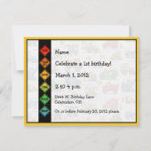 Schweres Ausrüstungs-Thema scherzt Party Einladung (Rückseite)