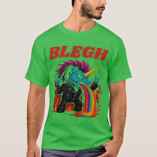 Schweres Blegh Metal Einhorn vintage T-Shirt