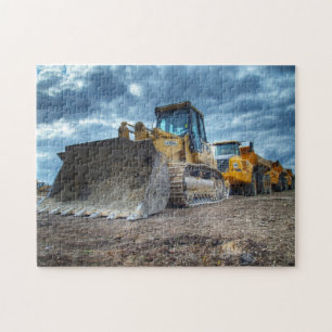 Schweres Gerät für den Gesteinsabbau Puzzle