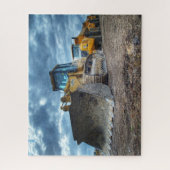 Schweres Gesteinsabbau-Gerät Puzzle (Vertikal)