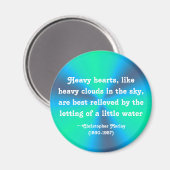 Schweres Herz - Magnet (Vorderseite/Rückseite)