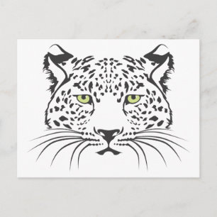 Schweres Leopard Cat Postkarte