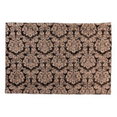 Schweres lila Brokat, abstrakter Hintergrund. Kissenbezug (Rückseite)