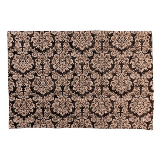 Schweres lila Brokat, abstrakter Hintergrund. Kissenbezug (Vorderseite)