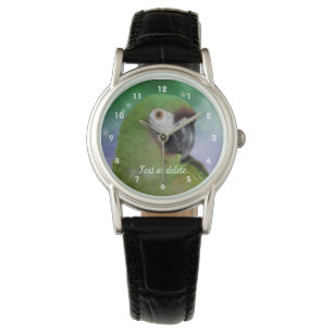 Schweres Macaw Parrot Tier Personalisiert Armbanduhr