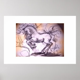 Schweres Pferd Poster