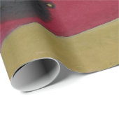 Schweres Rot von Wassily Kandinsky Geschenkpapier (Rolleneckpunkt)