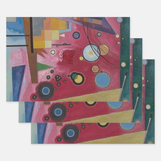 Schweres Rot von Wassily Kandinsky Geschenkpapier Set (Set)