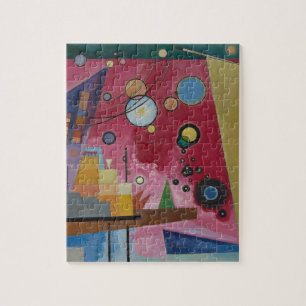 Schweres Rot von Wassily Kandinsky Puzzle