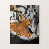 Schweres Tigergesicht Puzzle (Vertikal)