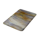 Schweres versteinertes Holz Badematte (Schrägansicht)