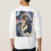 Schweres Wunder - Astronaut in Zero Gravity T-Sh Sweatshirt (Rückseite)