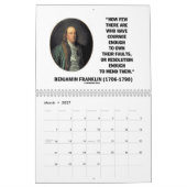 Schwerfällige philosophische Zitate durch Kalender (Mär 2027)