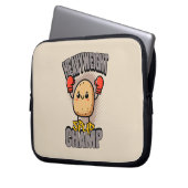 Schwergewicht-Spud-Champ-Boxing-Potato Laptopschutzhülle (Vorderseite Links)