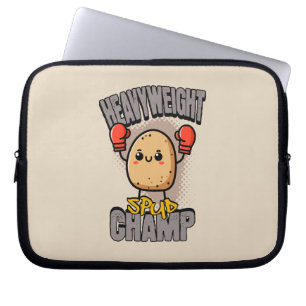 Schwergewicht-Spud-Champ-Boxing-Potato Laptopschutzhülle