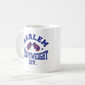 Schwergewichts- Blau Harlems Kaffeetasse (Vorderseite Links)