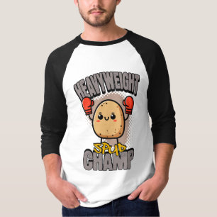 Schwergewichts-Kampf-Spud-Champ-Boxen-Kartoffel T-Shirt