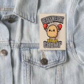 Schwergewichts-Spud-Champ-Boxen-Kartoffel Button (Insitu)
