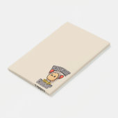 Schwergewichts-Spud-Champ-Boxen-Kartoffel Post-it Klebezettel (angewinkelt)