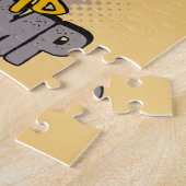 Schwergewichts-Spud-Champ-Boxen-Kartoffel Puzzle (Seite)