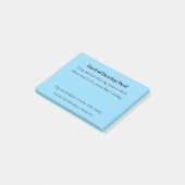 Schwerhörige/Gehoerlose Post-It Notizen (angewinkelt)