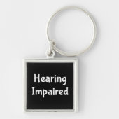 Schwerhörigkeit Schlüsselanhänger (Vorne)