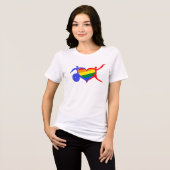 Schwerhörigkeit Tri-Blend Shirt (Vorderseite voll)
