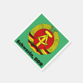 Schwerin, DDR, Schwerin, Deutschland, Ossi Serviette (Ecke)