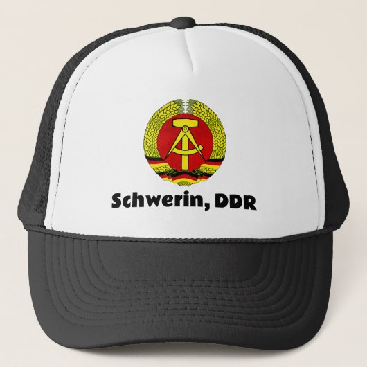 Schwerin, DDR, Schwerin, Deutschland, Ossi Truckerkappe (Vorderseite)
