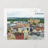 Schwerin, Deutschland Postkarte (Vorne/Hinten)