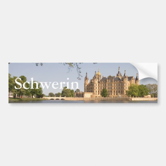 Schwerin-Schloss Autoaufkleber (Vorne)