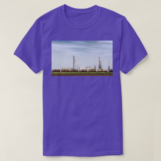 Schwerindustrie mit Zugtanks T-Shirt (Design vorne)
