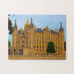 Schweriner Schloss Mecklenburg. Puzzle