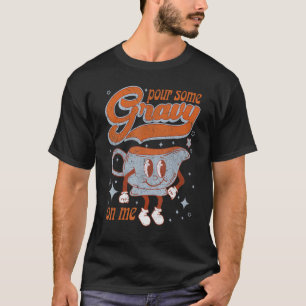 Schwerkraft auf den Retro-Erntedank 1 T-Shirt