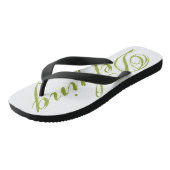Schwerkraft-Breitband-Flip-Flops Badesandalen (Schrägansicht)