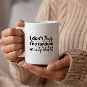 Schwerkraft defying Kaffeetasse lustiger Spruch