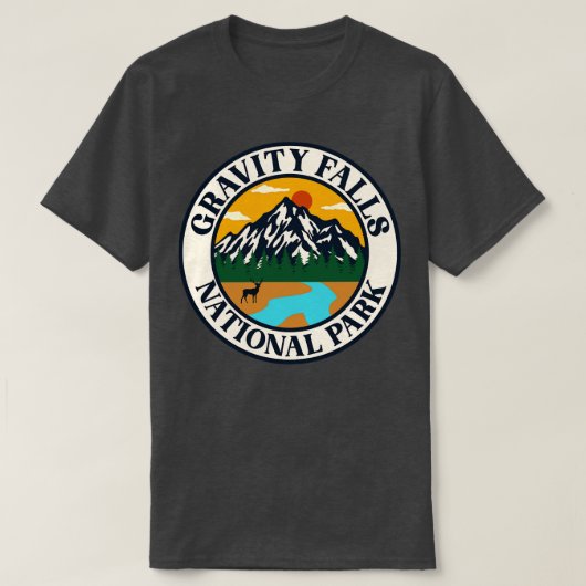 Schwerkraft fällt Nationalpark 1 T-Shirt (Design vorne)