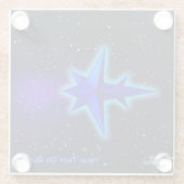 Schwerkraft Glasuntersetzer (Rückseite)