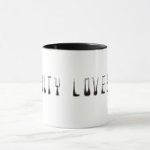 Schwerkraft-Lieben ich Tasse (Zentrum)