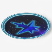 Schwerkraft Pappteller (Schrägansicht)