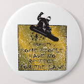 Schwerkraftfahrer Button (Vorderseite)