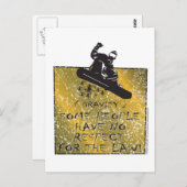 Schwerkraftfahrer Postkarte (Vorne/Hinten)