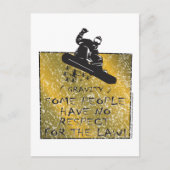 Schwerkraftfahrer Postkarte (Vorderseite)