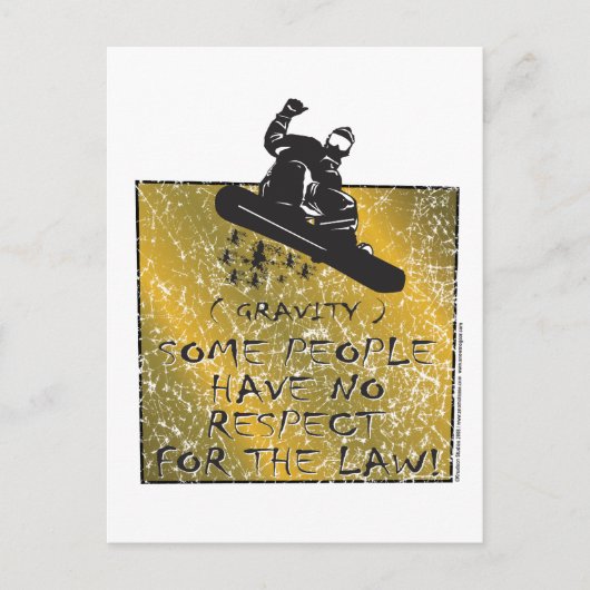 Schwerkraftfahrer Postkarte (Vorderseite)